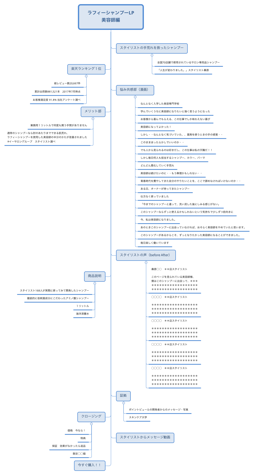 ラフィーシャンプーLP 美容師編